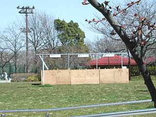 3/20 公園を汚さないようにお花見してください。